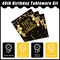 Kepeel 96Pcs 40th Birthday Party Tableware Set, Back in 1984 Birthday Party Decorations Supplies for Men Women Cheers to 40 Years Birthday Party Dessert Plates Napkins Forks Favors, Serve 24